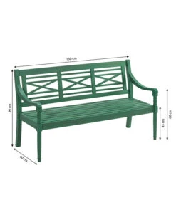 Dehner Gartenbank Emma, 3-Sitzer 10 Dehner Gartenbank Emma, 3-Sitzer -Gardena Store 6708473 WE BG 001 BankEmma3er