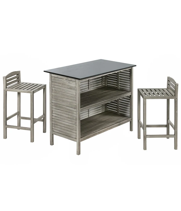 Dehner Bartisch Southampton, Ca. B115/H105/T65 Cm 2 Dehner Bartisch Southampton, Ca. B115/H105/T65 Cm – Bild 2