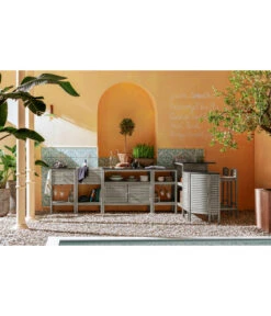 Dehner Doppelschrank Southampton, Ca. B100/H90/T50 Cm -Gardena Store 6713739 6713762 6713705 6713630 6713531 6713663 6713440 6713390 WE MO 001 OutdoorkuecheSouthampton 1