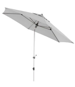 Doppler Sonnenschirm Expert Auto Tilt, Rund, Ca. Ø280 Cm -Gardena Store 6738116 WE FS 003 ExpertAutoTilt280hellgrau