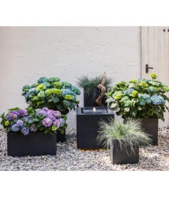 Dehner Polyresin-Gartenbrunnen Praca Mit LED-Beleuchtung, Quadratisch -Gardena Store 6743645 6743991 WE MO 001 DehnerPolyresinGartenbrunnenPraca