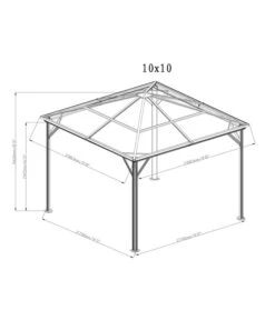 Sojag Pavillon Verona -Gardena Store 6752679 WE FS 002 PavillonVerona