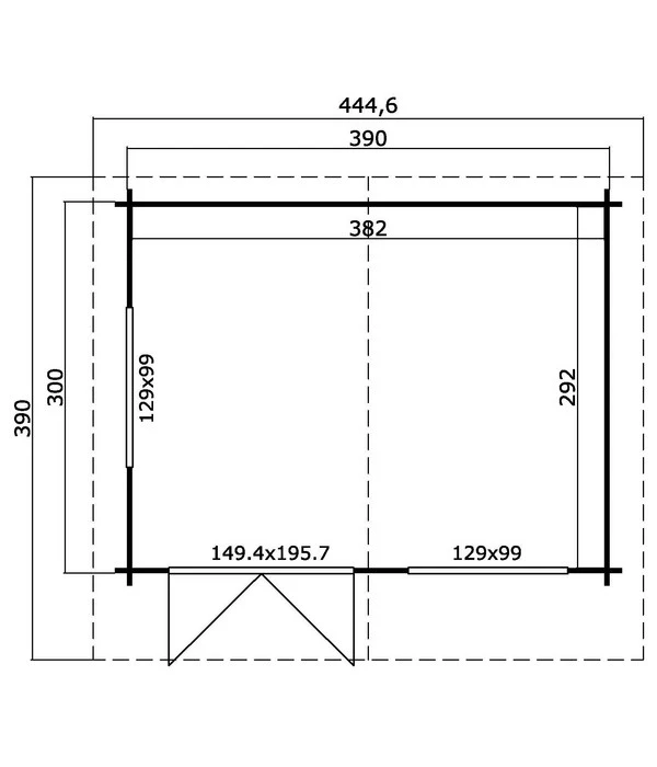 Weka Gartenhaus 401 2 Weka Gartenhaus 401 – Bild 2