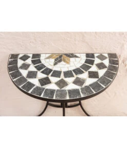 Dehner Mosaiktisch Diana Halbrund, Ca. B60/H72,5/T31,5 Cm -Gardena Store 6875082 WE DE 001 TischHalbrundDiana