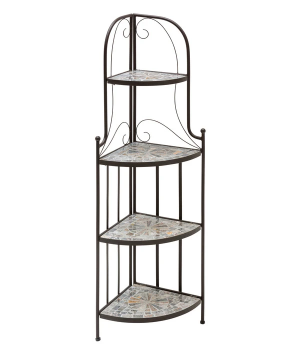 Dehner Mosaik Eckregal Grazia, Ca. B33/H132,5/T33 Cm 1 Dehner Mosaik Eckregal Grazia, Ca. B33/H132,5/T33 Cm