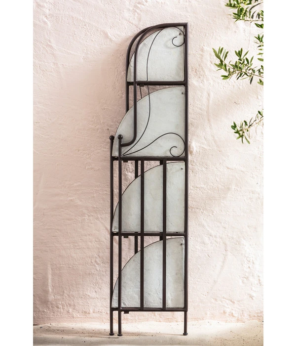 Dehner Mosaik Eckregal Grazia, Ca. B33/H132,5/T33 Cm 4 Dehner Mosaik Eckregal Grazia, Ca. B33/H132,5/T33 Cm – Bild 4