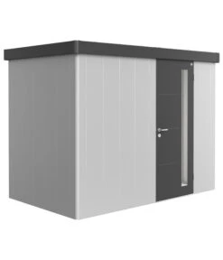 Biohort Gerätehaus Neo 1C, Silber/dunkelgrau