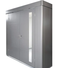 Biohort Gerätehaus Neo 4D, Silber/dunkelgrau -Gardena Store 6885255 WE DE 005 BiohortGeraetehausNeo 3