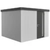 Biohort Gerätehaus Neo 3C, Silber/dunkelgrau