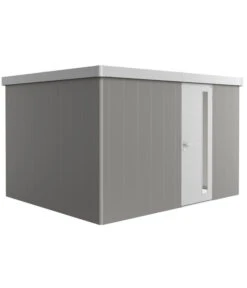 Biohort Gerätehaus Neo 3D, Quarzgrau/silber