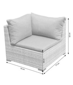 Dehner Balkonset Como, 4-teilig -Gardena Store 6894166 WE DE 003 BalkonSetComoSkizze