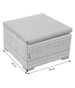 Dehner Balkonset Como, 4-teilig -Gardena Store 6894166 WE DE 005 BalkonSetComoSkizze