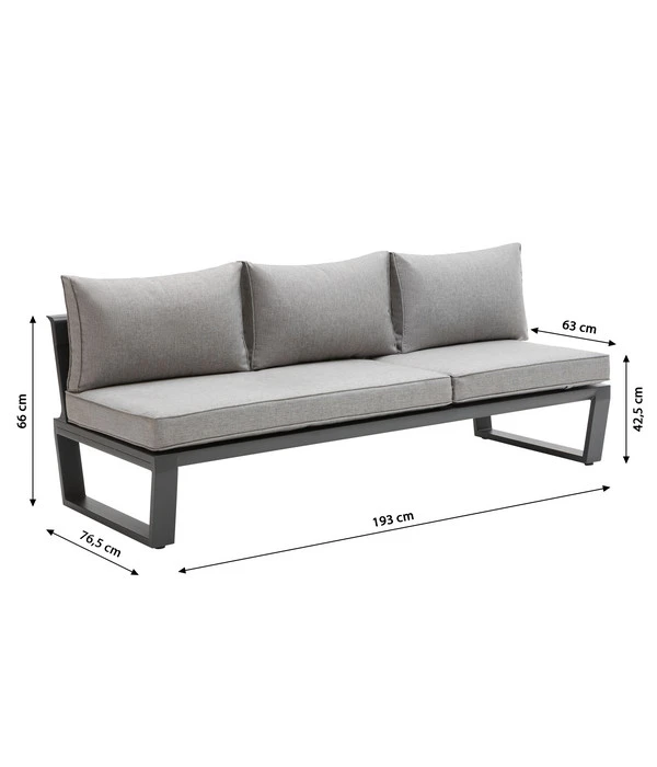 Dehner Liegenset Bellevue, 3-teilig 9 Dehner Liegenset Bellevue, 3-teilig – Bild 9