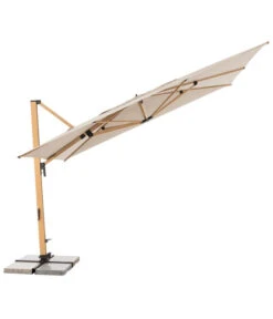 Doppler Pendelschirm Aluwood XL, Rechteckig, Ca. B400/T300 Cm -Gardena Store 6910533 WE FS 004 PendelschirmAluWoodXL400x300Esche