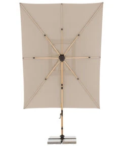 Doppler Pendelschirm Aluwood XL, Rechteckig, Ca. B400/T300 Cm -Gardena Store 6910533 WE FS 007 PendelschirmAluWoodXL400x300Esche