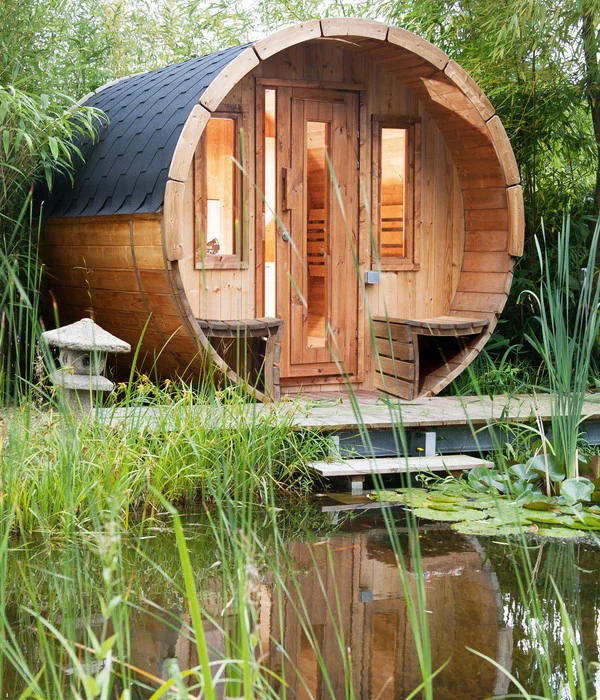 Wolff Finnhaus Saunafass 280 De Luxe Bausatz, Thermoholz, Ca. B235/H242/T280 Cm 2 Wolff Finnhaus Saunafass 280 De Luxe Bausatz, Thermoholz, Ca. B235/H242/T280 Cm – Bild 2