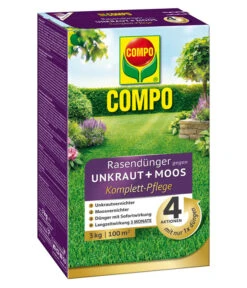 COMPO Floranid® Rasendünger Gegen Unkraut + Moos 4in1