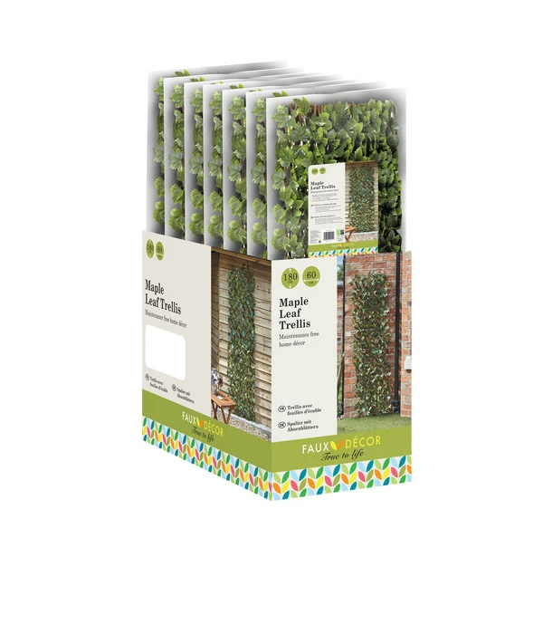 Smart Garden Holz-Spalier Mit Kunststoffblättern, Ca. B60/H180/T8 Cm 1 Smart Garden Holz-Spalier Mit Kunststoffblättern, Ca. B60/H180/T8 Cm