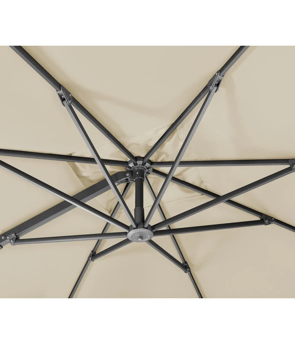 Schneider Ampelschirm Rhodos Smart, Quadratisch, Ca. B300/T300 Cm 11 Schneider Ampelschirm Rhodos Smart, Quadratisch, Ca. B300/T300 Cm – Bild 11