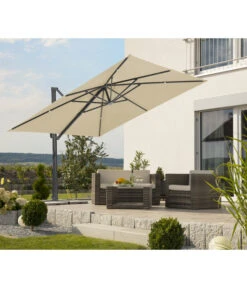 Schneider Ampelschirm Rhodos Smart, Quadratisch, Ca. B300/T300 Cm 22 Schneider Ampelschirm Rhodos Smart, Quadratisch, Ca. B300/T300 Cm -Gardena Store 6953384 WE MO 001 SchneiderAmpelschirmRhodosSmartnatur