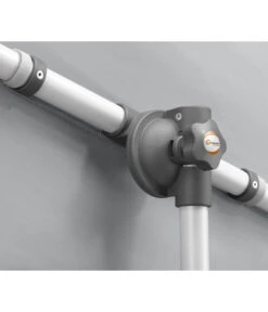 Schneider Sonnenschirm Novara, Rechteckig, Ca. B190/T140 Cm -Gardena Store 6953541 WE DE 002 SchneiderSonnenschirmNovarasilbergrau