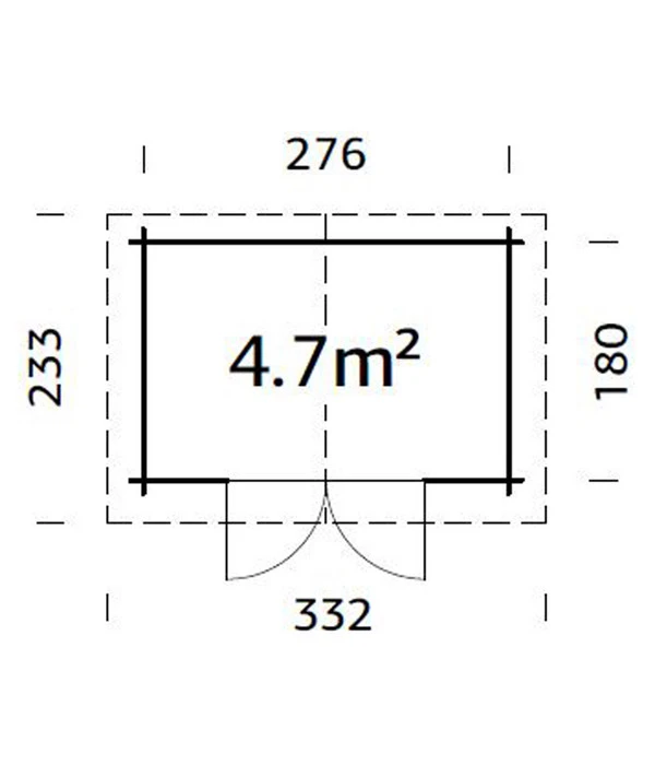 Palmako Gartenhaus Valentine 3 Palmako Gartenhaus Valentine – Bild 3