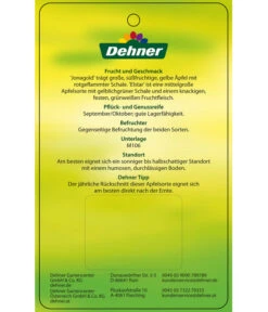 Apfel-Duo 'Jonagold'/'Elstar' -Gardena Store 7639248 Apfel DuoJonagoldElstar Etikett 2