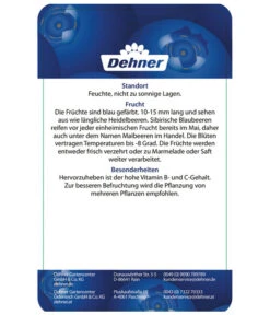 Maibeere 11 Maibeere -Gardena Store 7756448 SibirischeBlaubeerePolina Etikett 2