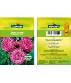 Edelrosen-Mix 'Nostalgie®' -Gardena Store 7800063 HeidiKlumZwergrose Etikett1