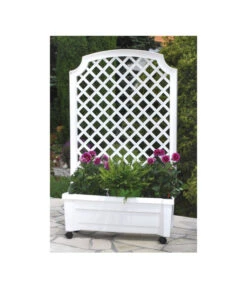 Gardena Store 5 KHW Kunststoff-Pflanzkasten Calypso, Inkl. Spalier Und Rollen